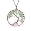 Crystal Natural Stone Tree Necklace eprolo