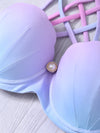 Lace-Up Hollow Out Gradient Bikini Set Hypersku