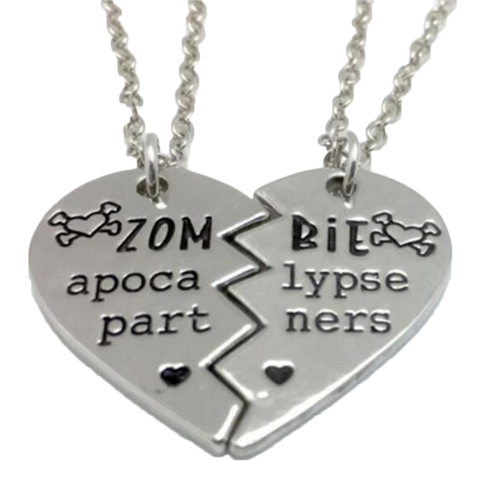 "Zombie Apocalypse Partners"The Walking Dead Necklace eprolo