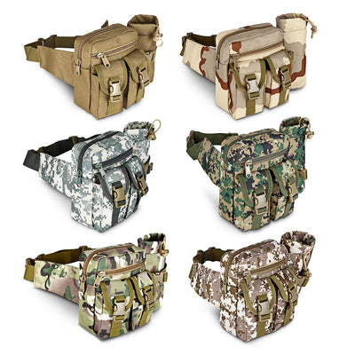Guapabien Tactical Waist Pack with Water Bottle Pocket Holder eprolo