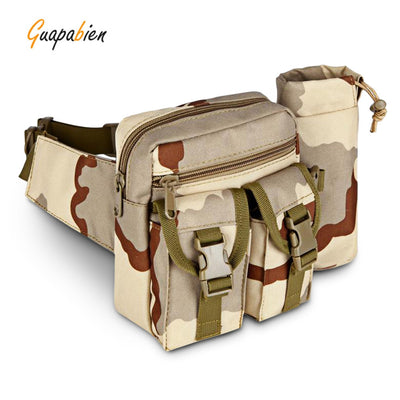 Guapabien Tactical Waist Pack with Water Bottle Pocket Holder eprolo