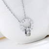 Couple Jewelry Austrian Crystal Love Necklace Luxury Brand Roman Numerical Necklace For Women Two Circle Pendant Clavicle eprolo