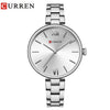 CURREN Women Watch Quartz Female clock Casual Fashion Stainless Steel Strap Watch eprolo