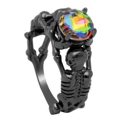 Ghost Evil Skull Skeleton Ring Men Jewelry eprolo