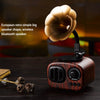 Wooden Bluetooth Speaker Mini Portable Bluetooth Stereo Speaker Radio Support TF Card AUX Subwoofer for Computer Mobile Phone eprolo