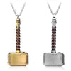 Thor Hammer Necklace Marvel Avengers Dark World Necklace Classic Movies Exquisite Mjolnir Pendant Necklace eprolo