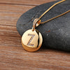 Letter Necklace Gold 26 Letters Charm Necklaces Pendants Copper CZ Jewelry Personalized Necklace eprolo