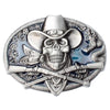 Western Cowboy Skull Belt Buckle eprolo