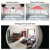 Light 960P Wireless Panoramic Home Security WiFi CCTV Fisheye Bulb Lamp IP Camera 360 Degree Home Security Burglar eprolo