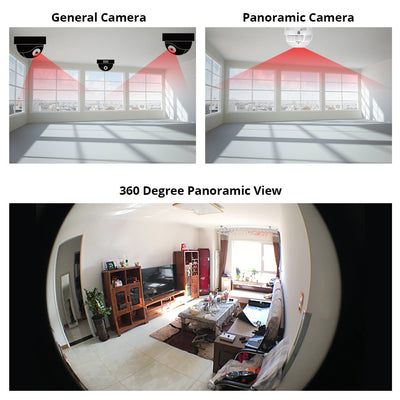 Light 960P Wireless Panoramic Home Security WiFi CCTV Fisheye Bulb Lamp IP Camera 360 Degree Home Security Burglar eprolo