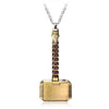 Thor Hammer Necklace Marvel Avengers Dark World Necklace Classic Movies Exquisite Mjolnir Pendant Necklace eprolo