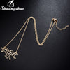 Ethnic Origami Unicorn Necklace Choker Horse Necklace Women Necklaces & Pendants Animal Necklace Silver Jewelry colar eprolo
