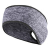 Retail Sport Wide Women Ponytail Headband Running Fitness Yoga Warm Ear Cover Outdoor Cycling Tennis Fleece Sweatband Headscarf eprolo