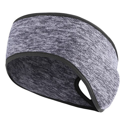 Retail Sport Wide Women Ponytail Headband Running Fitness Yoga Warm Ear Cover Outdoor Cycling Tennis Fleece Sweatband Headscarf eprolo