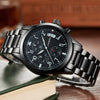 SINOBI Pilot Mens Chronograph Wrist Watch Waterproof Quartz Clock eprolo