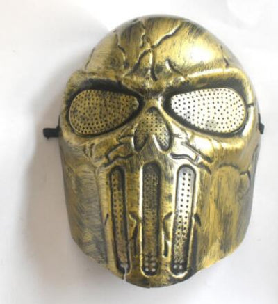 Mask Paintball Full Face Mask Army Games Mesh Eye Shield Mask Halloween eprolo