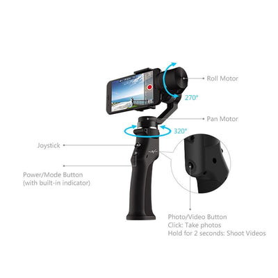 Beyondsky Eyemind Smartphone Handheld Gimbal 3-Axis Stabilizer eprolo