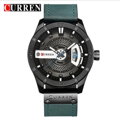 CURREN watch men Leather Quartz Wrist Watches eprolo