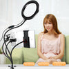 8inch LED Ring Light kit for Makeup Tutorial YouTube Video Live Stream For iPad Microphone Phone Holder Selfie Beauty Ring Light eprolo
