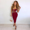 Black Bandage Dress New Sexy V Neck Bandage Bodycon Dress eprolo