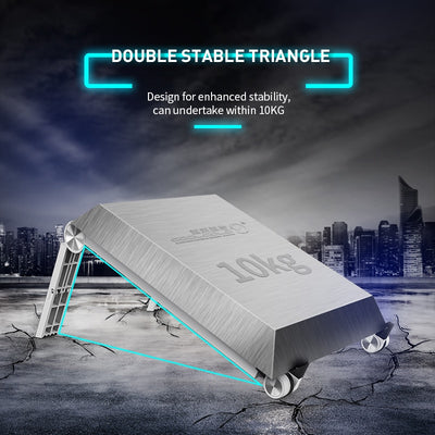 Lightweight Laptop Cooling Stand Plastic Vertical Laptop Stand Foldable Tablet Stand Bracket Laptop Holder for MacBook eprolo