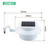 3 leds light sensor control Solar Powered Fence Gutter Solar Lights, Outdoor Security Solar Lamps eprolo