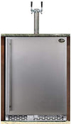 Beer Meister dual tower with stainless door built-in kegerator - Premium Series Getbrewtaps.com