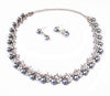 Pearl Wedding necklace earring jewelry set eprolo