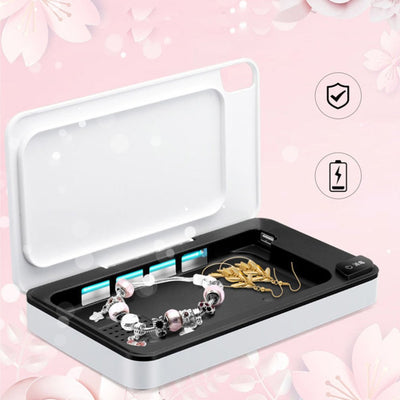 Portable Uv Sterilizer Box Mobile Phone Sanitizer Case For Phone Mice Toothbrush Mask Sterilization Box 1 Set eprolo