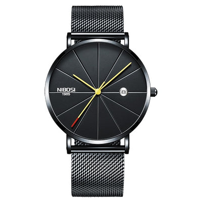 NIBOSI Ultra Thin Fashion Men Watch Top Luxury Brand Business Quartz Watches Waterproof Sports Watch eprolo
