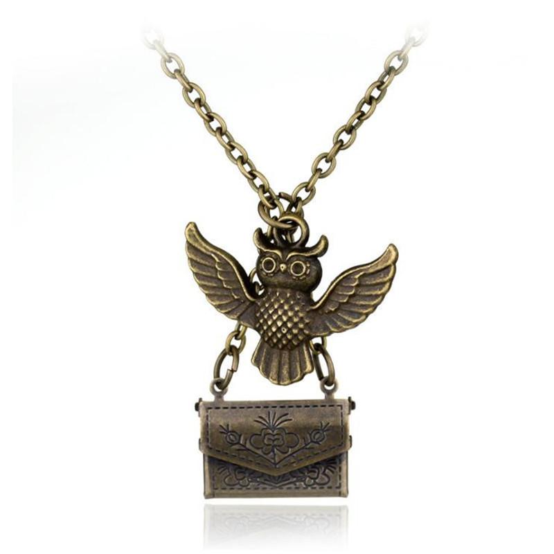 Harry Potter Admission Notice Envelope Owl Necklace eprolo