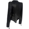 Jacket Women Faux Leather PU Jacket Winter Autumn Black Motorcycle Jacket Outerwear  Gothic Faux leather Coats Chaqueta eprolo