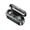Wireless Earphone Bluetooth V5.0 F9 TWS Wireless Bluetooth Headphone LED Display With 2000mAh Power Bank Headset With Microphone eprolo