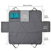 Dog Car Seat Cover View Mesh Waterproof Pet Carrier Car Rear Back Seat Mat Hammock Cushion Protector With Zipper And Pockets eprolo