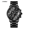 SINOBI Pilot Mens Chronograph Wrist Watch Waterproof Quartz Clock eprolo