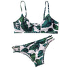Palm Leaf Print Strappy Bikini Hypersku