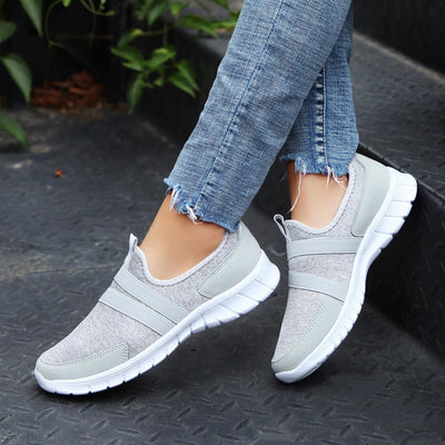 Sneakers Women Breathable Mesh Shoes Woman Ballet Slip On Flats Loafers Ladies Shoes Creepers tenis feminino eprolo