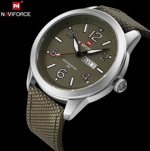 NAVIFORCE Men's Sports Military Quartz Watch Nylon Strap eprolo