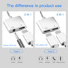 2 in 1 Audio Charge Adapter For iPhone 7 8 Plus X XS XR MAX Dual Lighting 3.5mm Jack Splitter Charger Listening Adapters eprolo