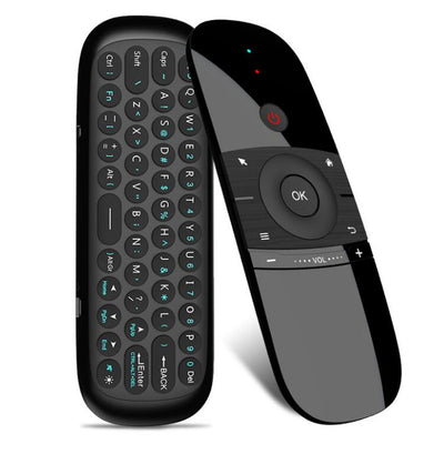 W1 2.4G Air Mouse Wireless Keyboard 6-Axis Motion Sense IR Learning Remote Control w/ USB Receiver for Smart TV Android TV BOX eprolo