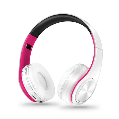 Wireless Bluetooth Headphones Foldable Stereo Headset Music Earphone with Microphone Support TF Card FM Radio AUX eprolo