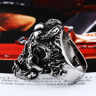 Skull Punk Ring Halloween Party Jewelry eprolo