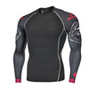 Fitness MMA Boxing Shirt Men Rashguard mma Bjj Jiu jitsu Long Sleeve T Shirt Muay thai Men Skull Print 3D Boxing Jerseys Tops eprolo