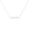 Wanderlust Pendant Necklace Jewelry Letter Pendant Simple Bar Necklace Outdoor Jewelry"Not All Who Wander Are Lost" eprolo