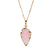 Artilady natural crystal arrows pendant necklace eprolo