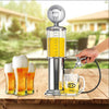 Mini Beer Dispenser Machine Drinking Vessels Double Gun Pump with Transparent Layer Design Gas Station Bar eprolo