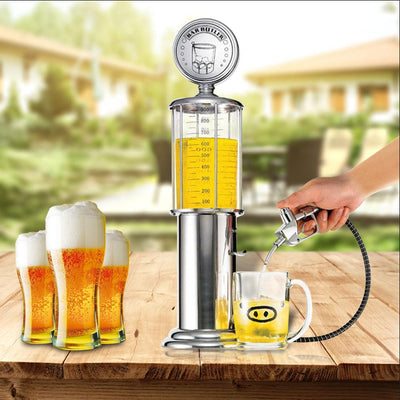 Mini Beer Dispenser Machine Drinking Vessels Double Gun Pump with Transparent Layer Design Gas Station Bar eprolo