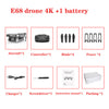E68 Drone HD wide angle 4K WIFI 1080P FPV Drones video live Recording Quadcopter Height To maintain Drone CameraVS e58 Dron Toys eprolo