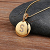 Letter Necklace Gold 26 Letters Charm Necklaces Pendants Copper CZ Jewelry Personalized Necklace eprolo