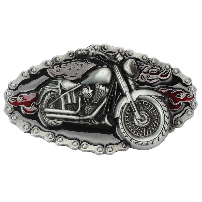 Silver Plating Metal Motorcycle Belt Buckles eprolo
